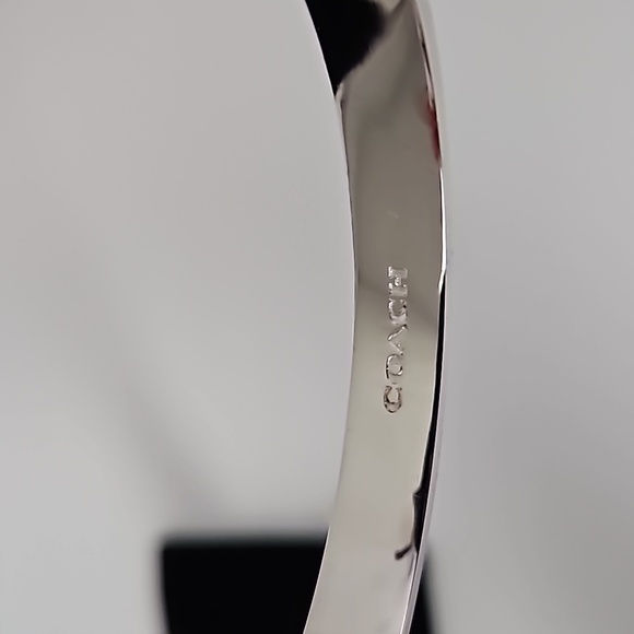 Coach NIB Horse & Carriage Hinged Bracelet - Picture 4 of 5